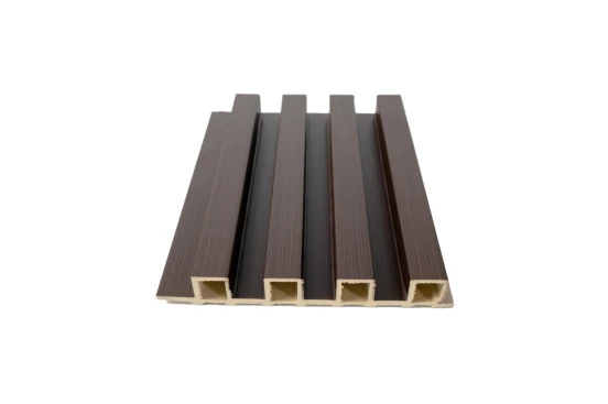 Wpc Fluted Wall Panel Wooden Grain Pvc Wall Panels Wood Plastic Composite Wpc Wall Panel Interior Decoration